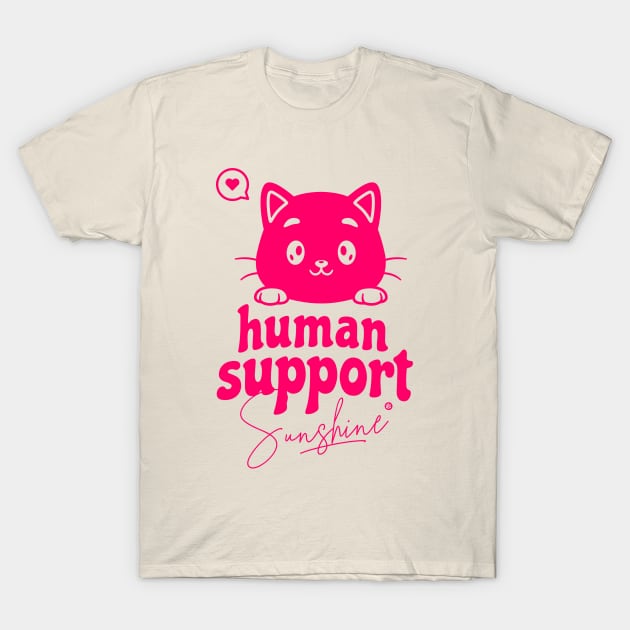 Human support sunshine T-Shirt by Yurko_shop